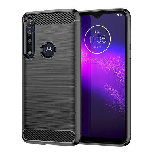 Motorola Moto One Macro - Shield Shockproof Rugged Heavy Duty Case  With 2PC Tempered Glass Screen Protector