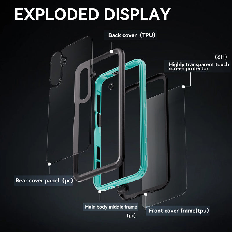 Cargue la imagen en el visor de la galería, [IP68 Waterproof] Samsung Galaxy A16 4G / 5G (SM-A165 / SM-A166) Series - Redpepper Heavy Duty Waterproof Phone Case
