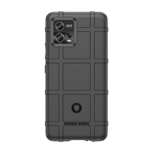 Motorola Moto G72 - Shield Shockproof Rugged Heavy Duty Case With 2PC Tempered Glass Screen Protector