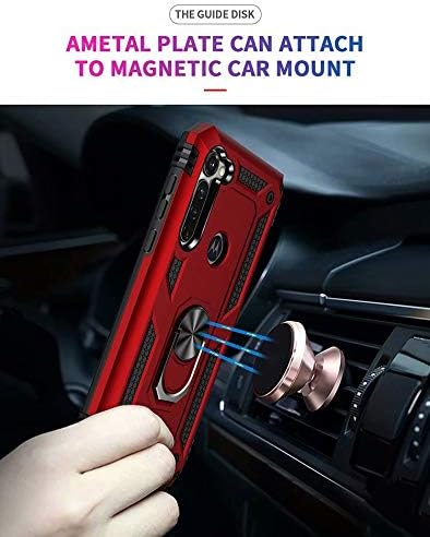 Chargez l&#39;image dans la visionneuse de la galerie, [Magnetic Ring Kickstand] Motorola Moto G Stylus - Shield Shockproof Rugged Heavy Duty Case
