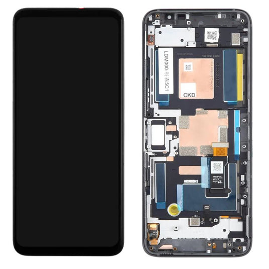 [USED] [Original With Frame] Asus Rog Phone 6 Pro (AI2201_D) - Touch Digitizer AMOLED LCD Display Screen Assembly