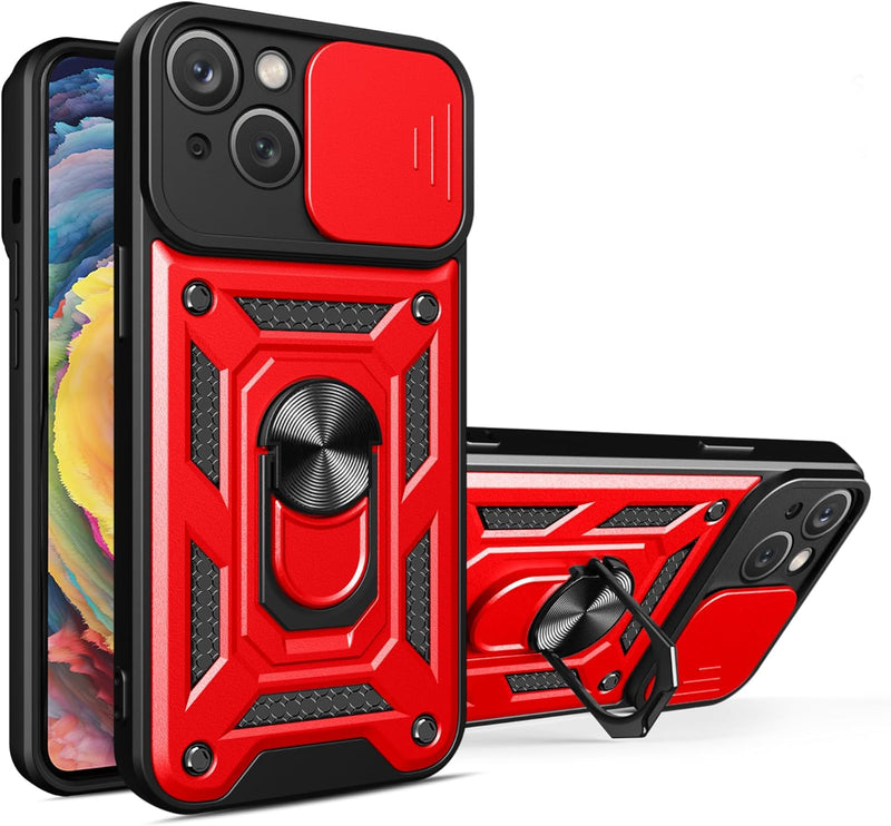 Chargez l&#39;image dans la visionneuse de la galerie, [Magnetic Ring Kickstand][Camera Cover] Motorola Moto Edge 40Pro/Edge Plus 2023/X40/X40 Pro - Shield Shockproof Rugged Heavy Duty Case
