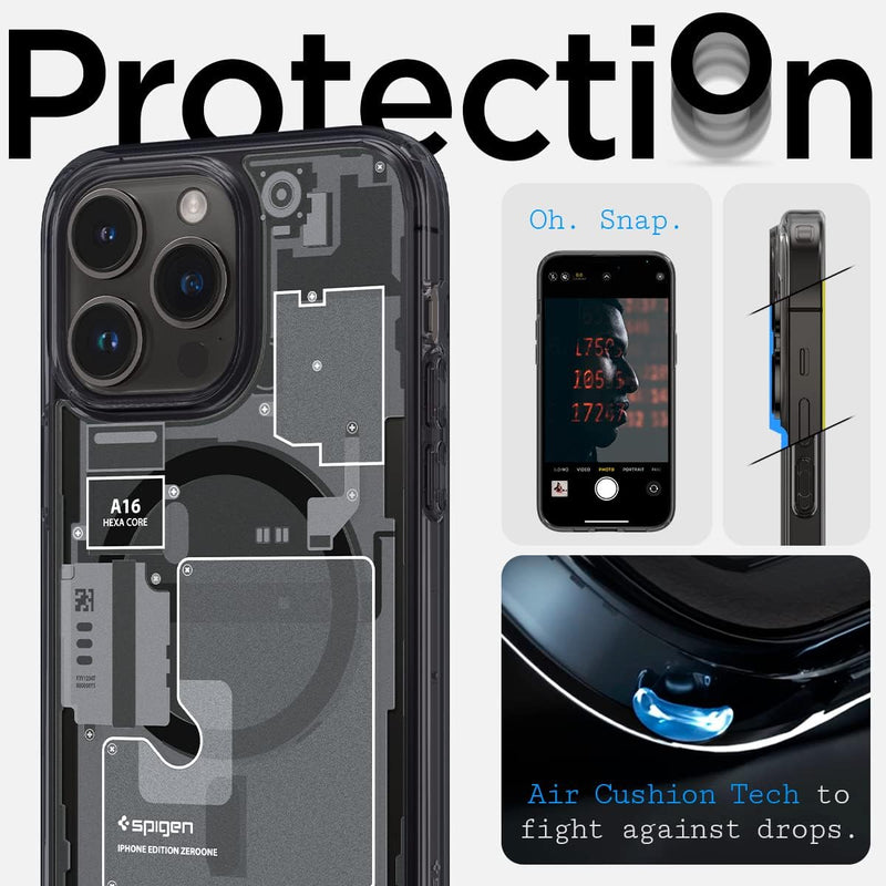 Cargue la imagen en el visor de la galería, [Magsafe Compatible] Zero One Electron Tech Style Apple iPhone 15/Plus/Pro/Max Spigen SGP Ultra Hybrid (MagFit) Case - Polar Tech Australia
