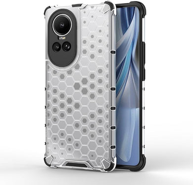 OPPO Reno10 (CPH2531) - Honeycomb Transparent Shockproof Protection Case - Polar Tech Australia