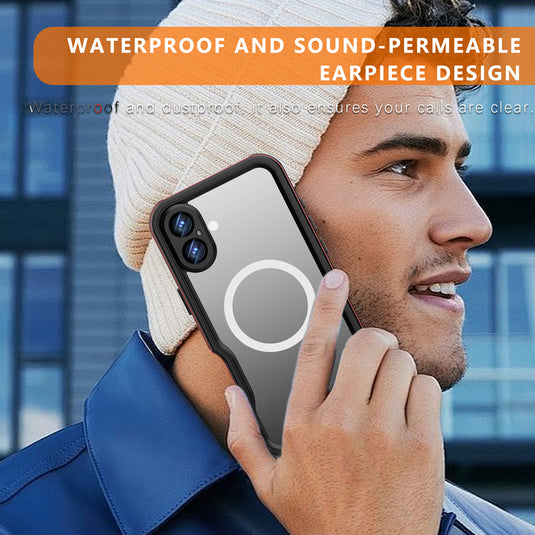 [MagSafe Compatible][IP68 Waterproof] Apple iPhone 16 / 16 Plus / 16 Pro / 16 Pro Max Redpepper D-UP Series - Magnetic Lifeproof Style Phone Case With Lanyard