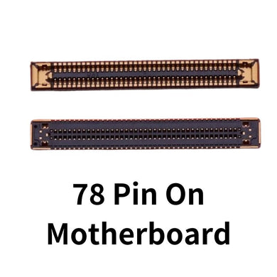 [78 Pin] Samsung Galaxy A12 / A32 / A52 / A72 - Charging Charger Port Lcd Display FPC Connector Onboard - Polar Tech Australia