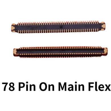 [78 Pin] [78 Pin] Samsung Galaxy A32 4G (A325F) Charging Charger Port Lcd Display FPC Connector On Main Flex Cable - Polar Tech Australia