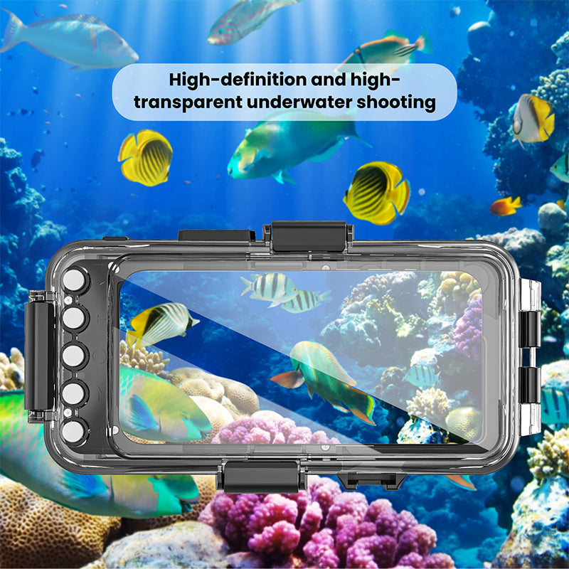 Cargue la imagen en el visor de la galería, [Upgade Version Bluetooth Version][Diving IPX8 30M/98FT Waterproof] Universal iPhone - Redpepper Underwater Protective Lanyard Mobile Phone Case
