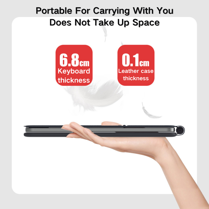 Cargue la imagen en el visor de la galería, Apple iPad Air 4/5 10.9&#39;&#39; 4/5th Gen (2020/2022) Smart Wireless Trackpad Keyboard Flip Case With Backlit
