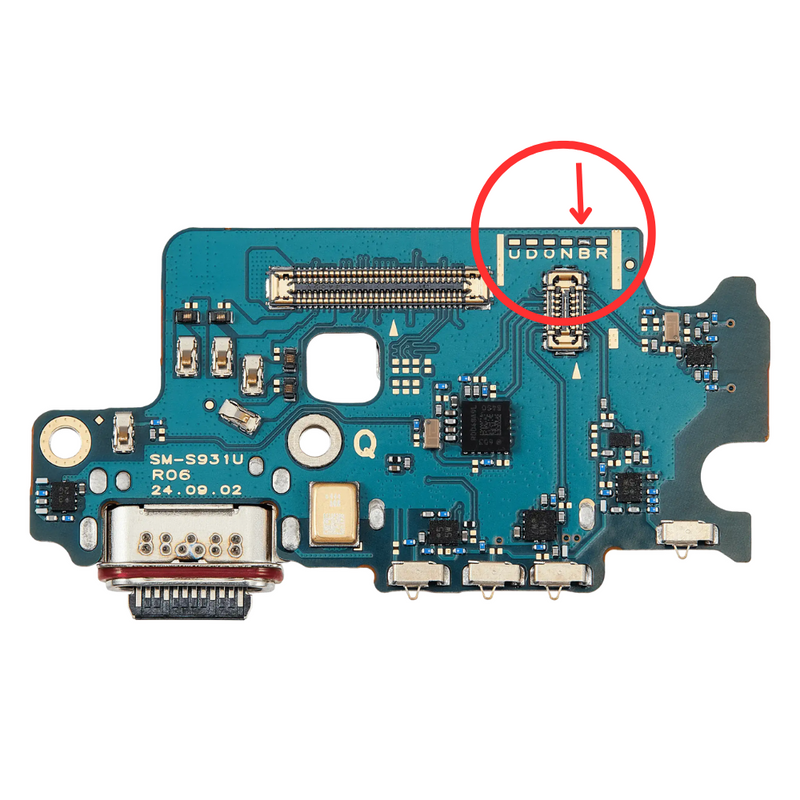 Load image into Gallery viewer, Samsung Galaxy S25 5G (SM-S931) Charging Port &amp; Sim Reader &amp; Mic Sub Board
