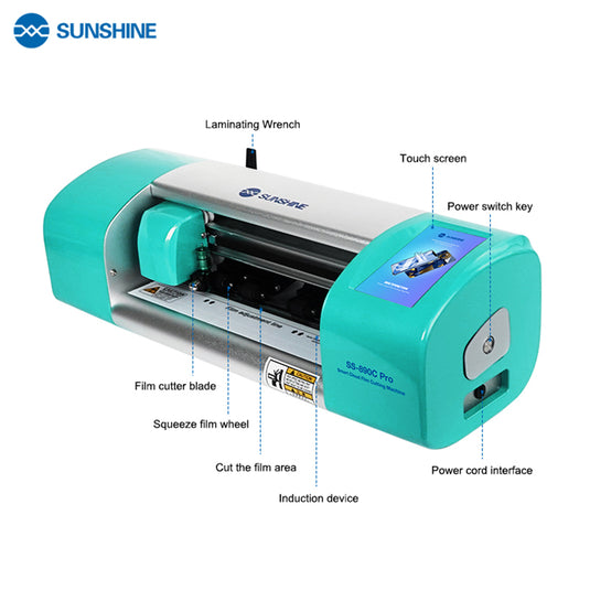 [SS-890C Pro] SUNSHINE Multifunctional Intelligent Cloud Film Cutting Machine（12.9 INCH)/Upgraded version - Polar Tech Australia