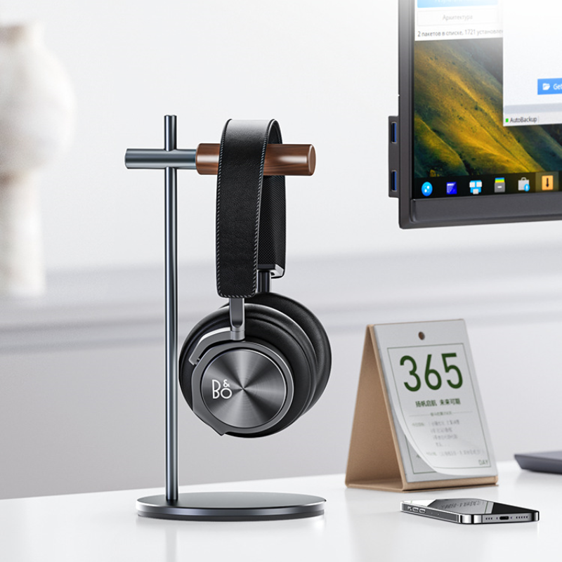 Chargez l&#39;image dans la visionneuse de la galerie, BONERUY Aluminum Headphone Stand Storage Metal Hanger
