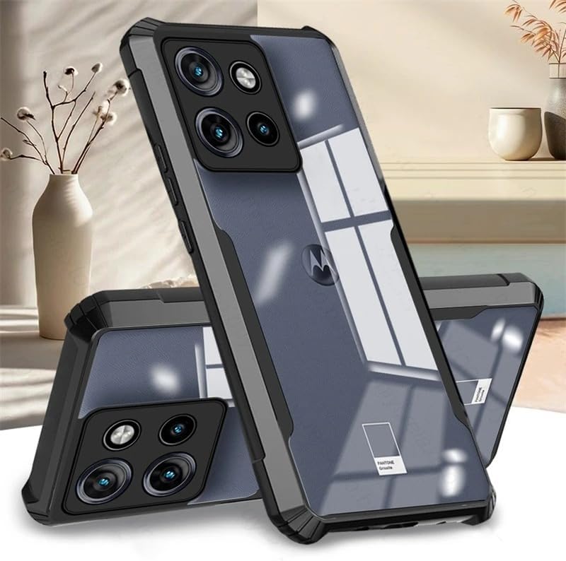 Chargez l&#39;image dans la visionneuse de la galerie, Motorola Moto Edge 50 - Shield Shockproof TPU+PC Clear Rugged Heavy Duty Case
