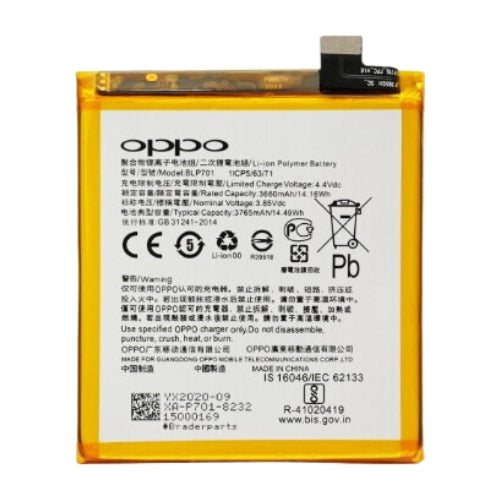 [BLP701] OPPO Reno (CPH1917) - Replacement Battery - Polar Tech Australia