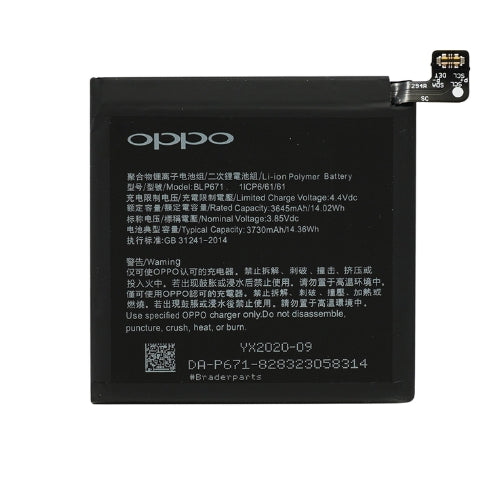 [BLP675] [BLP671] OPPO Find X (CPH1871 / PAFM00)- Replacement Battery - Polar Tech Australia