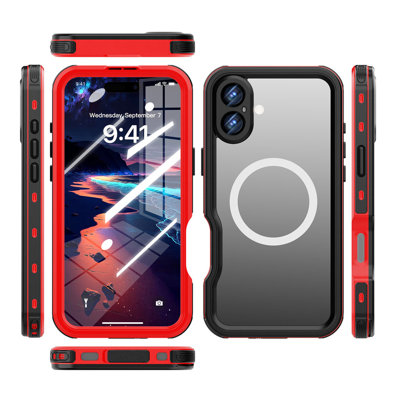 Load image into Gallery viewer, [MagSafe Compatible][DUP Series] Apple iPhone 16 / 16 Plus / 16 Pro / 16 Pro Max Redpepper IP68 Waterproof Heavy Duty Tough Armor Case
