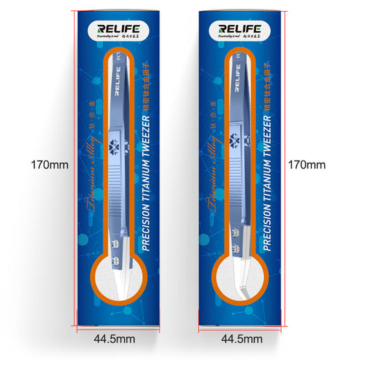 [RT-11E, RT-15E] RELIFE Precision Titanium Alloy Ceramic Tweezers - Polar Tech Australia