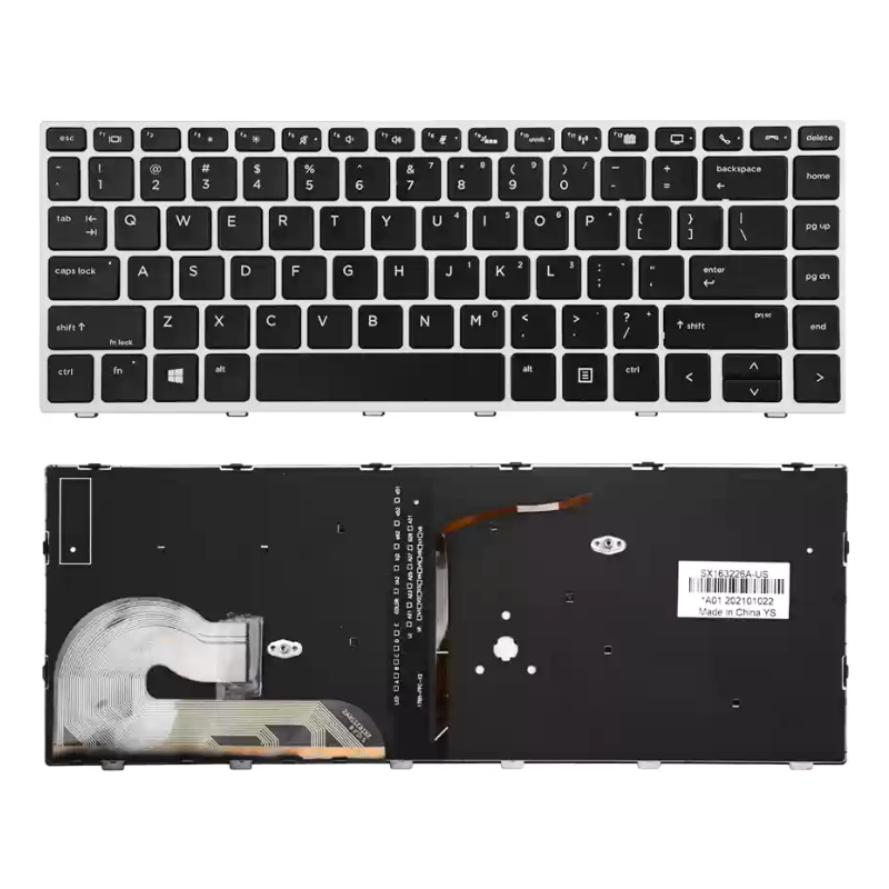 Chargez l&#39;image dans la visionneuse de la galerie, HP EliteBook 745 G5 G6 840 G5 G6 846 G5 G6 848 G5 Zbook 14U G5 G6 Series - Laptop Keyboard With Back Light US Layout
