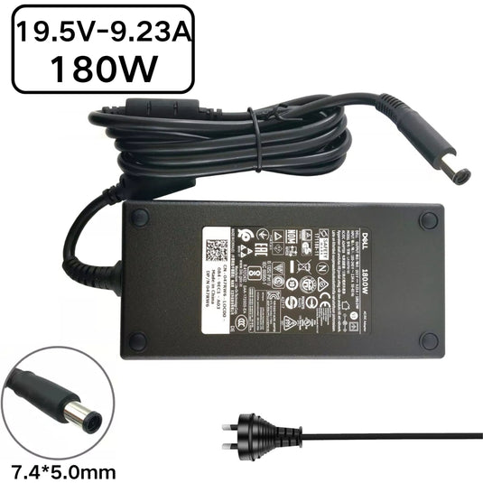 [19.5V-9.23A/180W][7.4*5.0] Dell Alienware Vostro Laptop AC Power Adapter Laptop Wall Charger