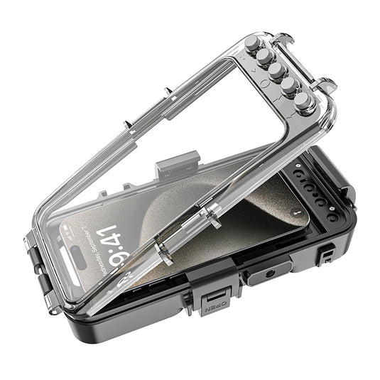 [30 Meters] - 2nd Gen Blue Tooth Universal  Redpepper IP68 Waterproof Heavy Duty Tough Armor Case