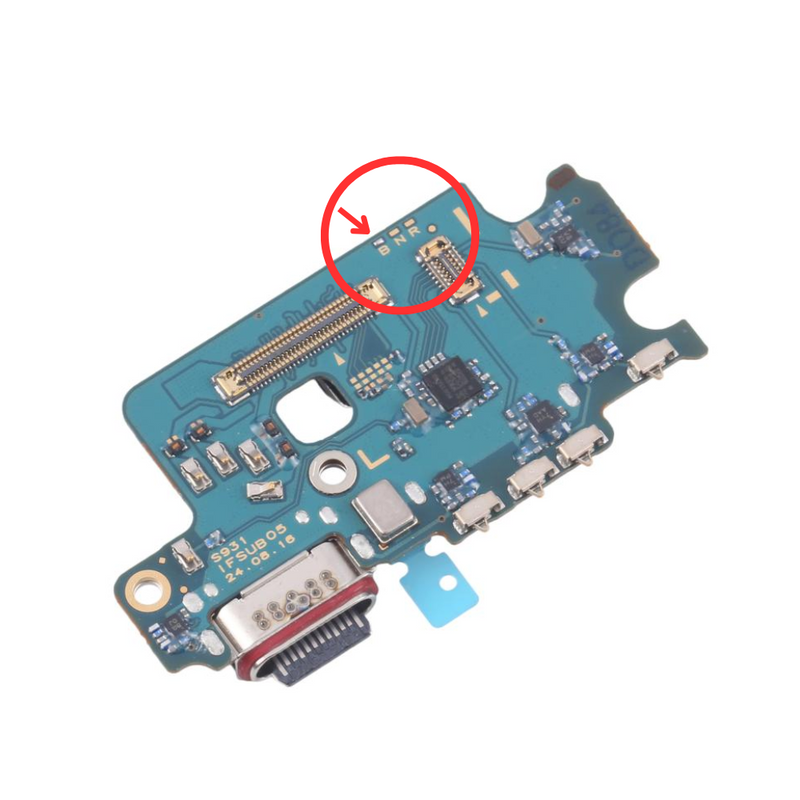 Load image into Gallery viewer, Samsung Galaxy S25 5G (SM-S931) Charging Port &amp; Sim Reader &amp; Mic Sub Board
