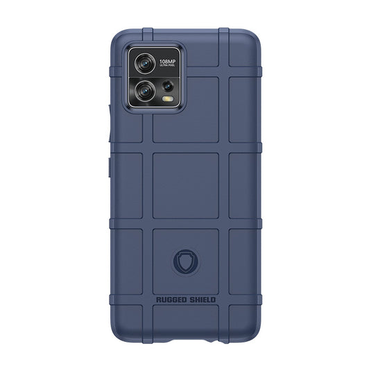 Motorola Moto G72 - Shield Shockproof Rugged Heavy Duty Case With 2PC Tempered Glass Screen Protector