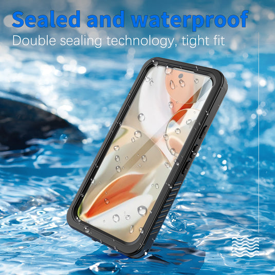 Google Pixel 9 - Redpepper Full Covered Waterproof Heavy Duty Tough Armor Case