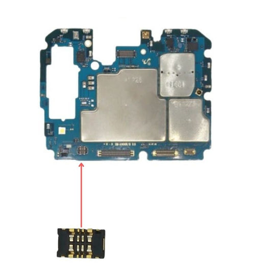 [8 Pin] Samsung Galaxy A90 5G (A908) Battery FPC Connector On Motherboard - Polar Tech Australia