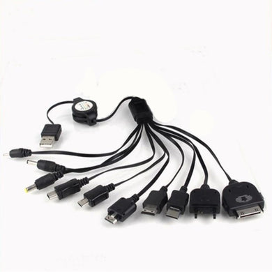 10 in 1 Charging Cable for Nokia, Motorola, Sony Ericsson, Samsung, LG