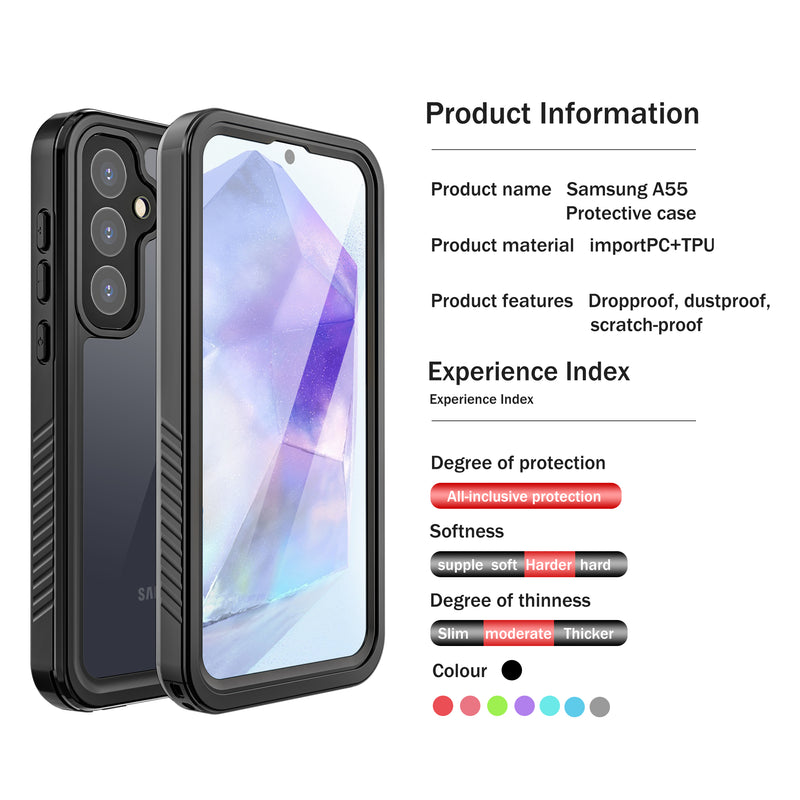 Cargue la imagen en el visor de la galería, Samsung Galaxy A55 5G (SM-A556) Redpepper Waterproof Heavy Duty Tough Armor Case - Polar Tech Australia
