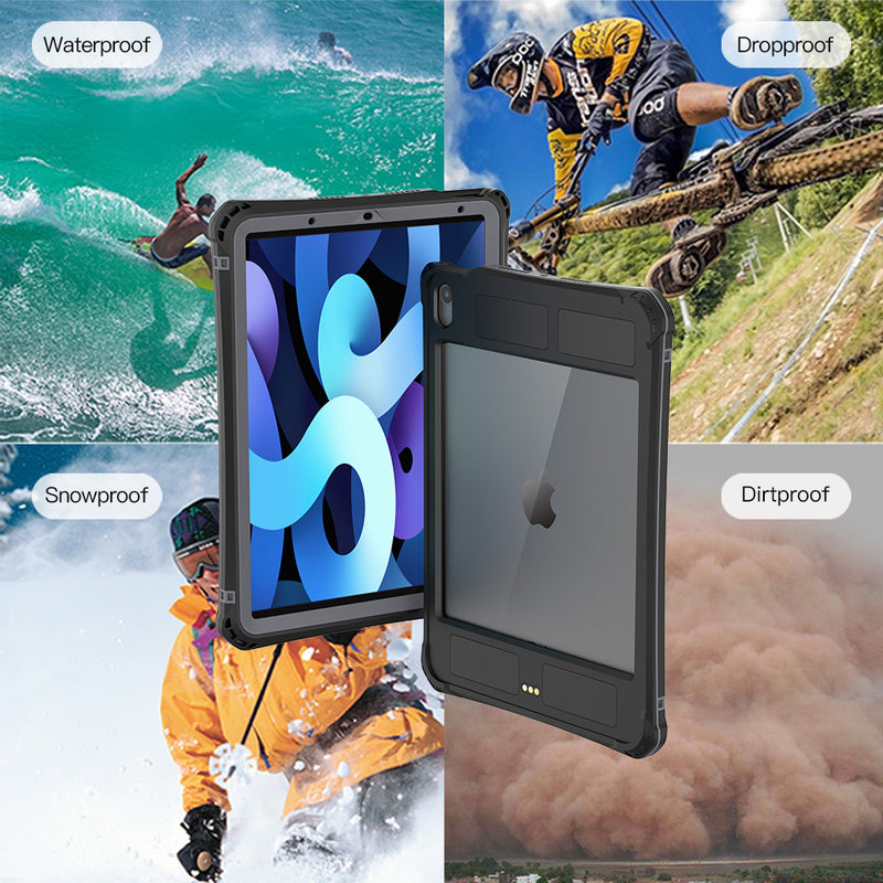 Cargue la imagen en el visor de la galería, Apple iPad Air 4/5 10.9&quot; Shellbox Waterproof Heavy Duty Lifeproof Style Case - Polar Tech Australia
