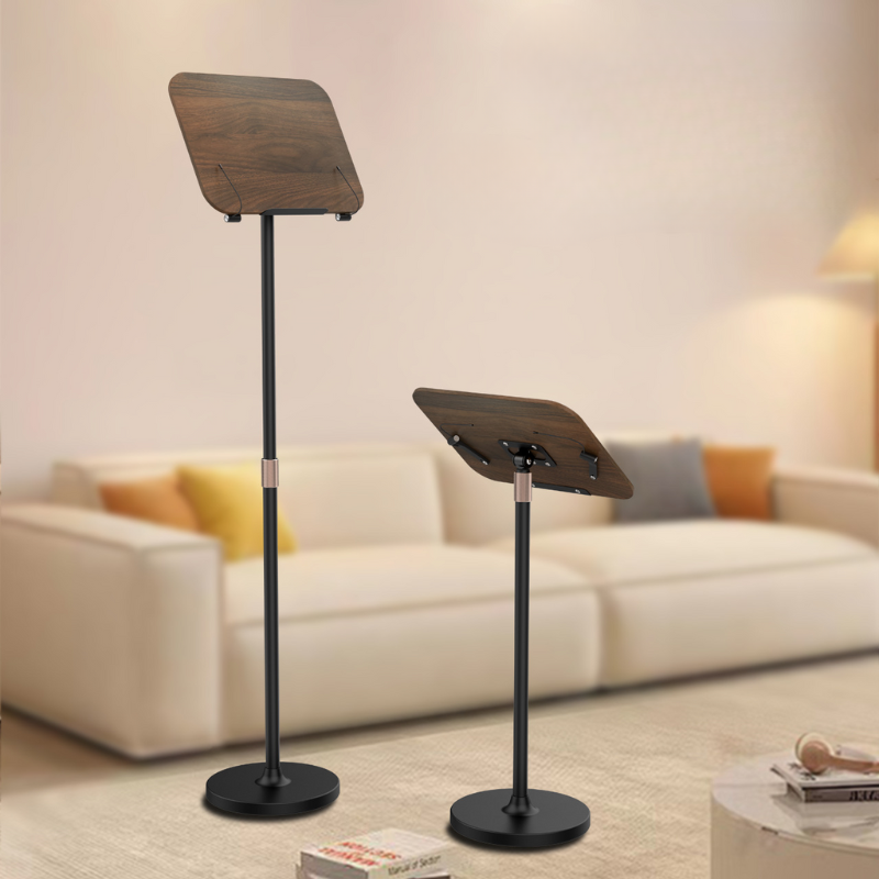 Chargez l&#39;image dans la visionneuse de la galerie, [S02-B] BONERUY Floor-Standing Adjustable Laptop Stand Music Score Holder
