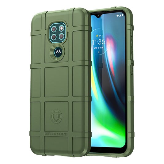 Motorola Moto G9/G9 Play/G9 Power/G9 Plus - Shield Shockproof Rugged Heavy Duty Case With 2PC Tempered Glass Screen Protector