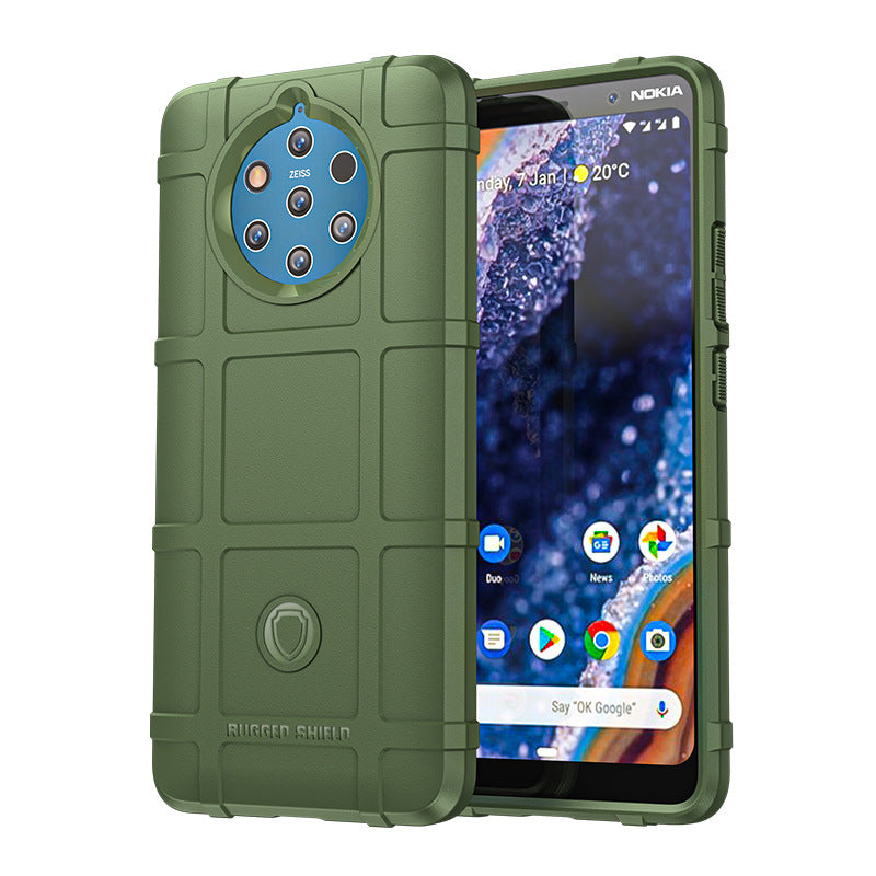 Load image into Gallery viewer, Nokia 9 PureView - Shield Shockproof Rugged Heavy Duty Case With 2PC 9HD Tempered Glass Screen Protector
