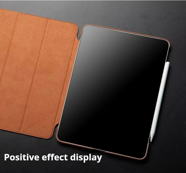 Load image into Gallery viewer, Apple iPad Pro 11-inch 4th Gen (2022) Genuine Leather Full-protection Shockproof Case
