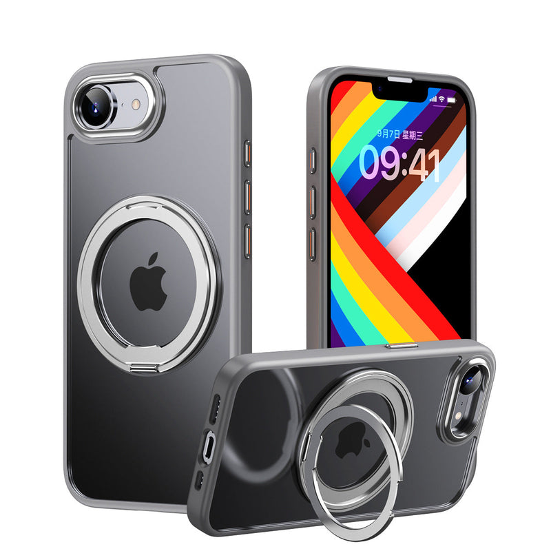 Chargez l&#39;image dans la visionneuse de la galerie, [Magsafe Compatible][360° Rotating Stand] Apple iPhone 16e Matte Shockproof Essentials Series Case
