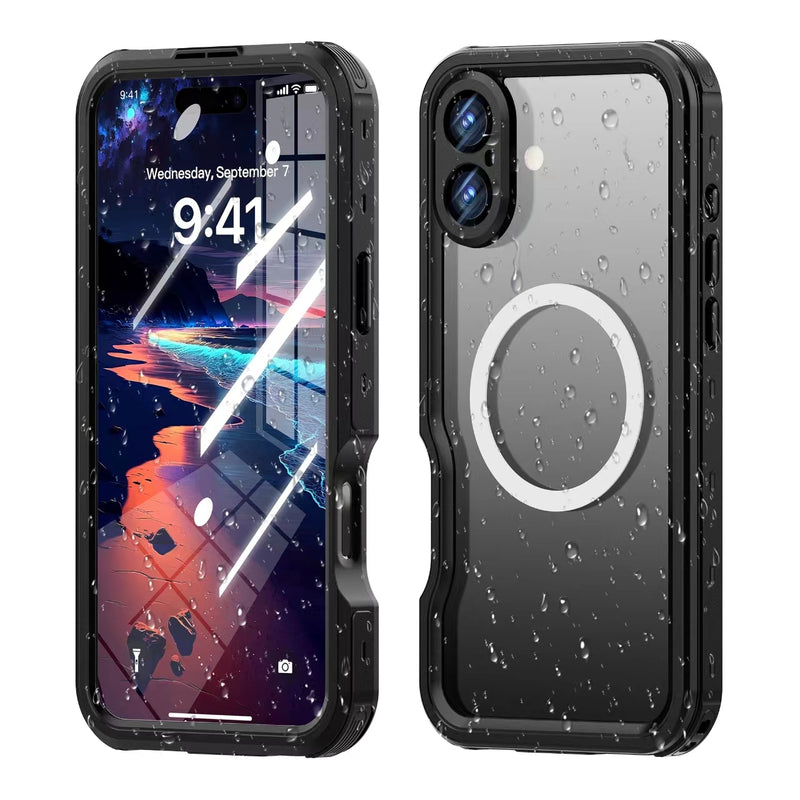 Load image into Gallery viewer, [MagSafe Compatible][IP68 Waterproof] Apple iPhone 16 / 16 Plus / 16 Pro / 16 Pro Max Redpepper D-UP Series - Magnetic Lifeproof Style Phone Case With Lanyard
