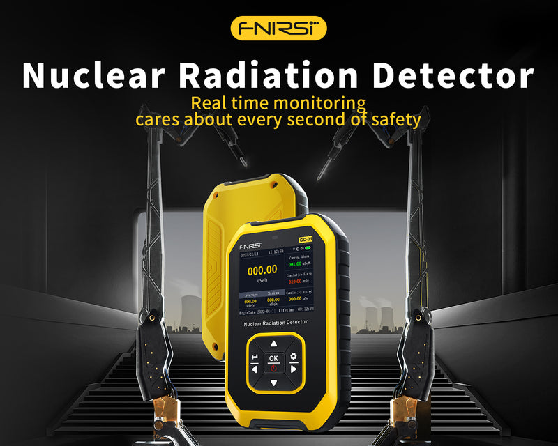 Load image into Gallery viewer, [GC-01] FNIRSI Geiger Counter Nuclear Radiation Detector Personal Dosimeter X-ray γ-ray β-ray Radioactivity Tester Marble Detector
