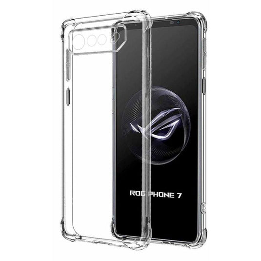 ASUS Rog Phone 7 & 7 Ultimate & 7 Pro Clear Shock Absorbing Transparent Heavy Duty Protective Case