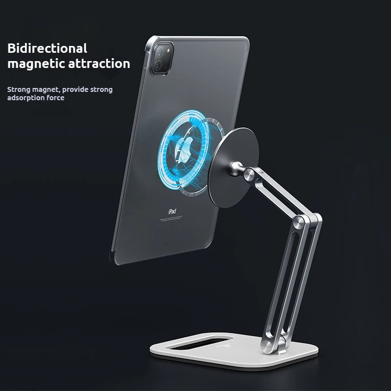 Cargue la imagen en el visor de la galería, BONERUY Magnetic Tablet Stand Foldable and Adjustable Magnetic Suspension iPad Stand
