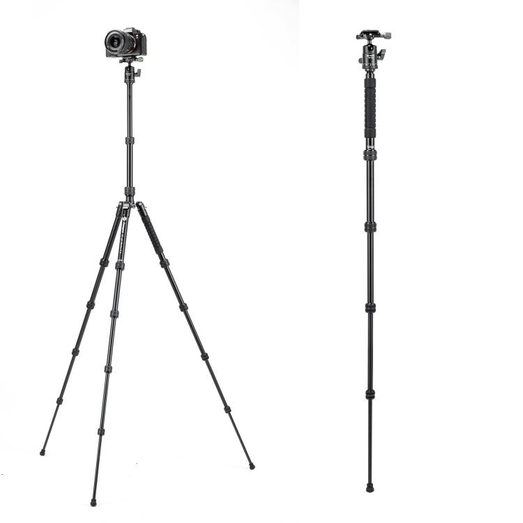 Load image into Gallery viewer, Fotopro X-go Gecko E 2 5-Section Aluminum 2 in 1 Tripod Monopod
