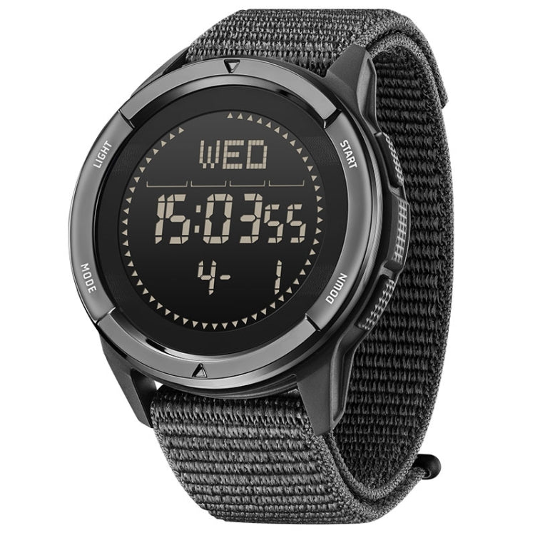 Cargue la imagen en el visor de la galería, [Brand New] NORTH EDGE ALPS Outdoor Waterproof Men Carbon Fiber Digital Nylon Strap Smart Sports Watch
