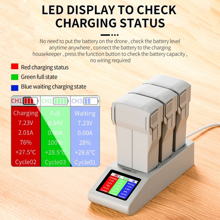 Load image into Gallery viewer, STARTRC 3 in 1 Charging Butler Battery Charger for DJI Mini 4 Pro / Mini 3/ Mini 3 Pro
