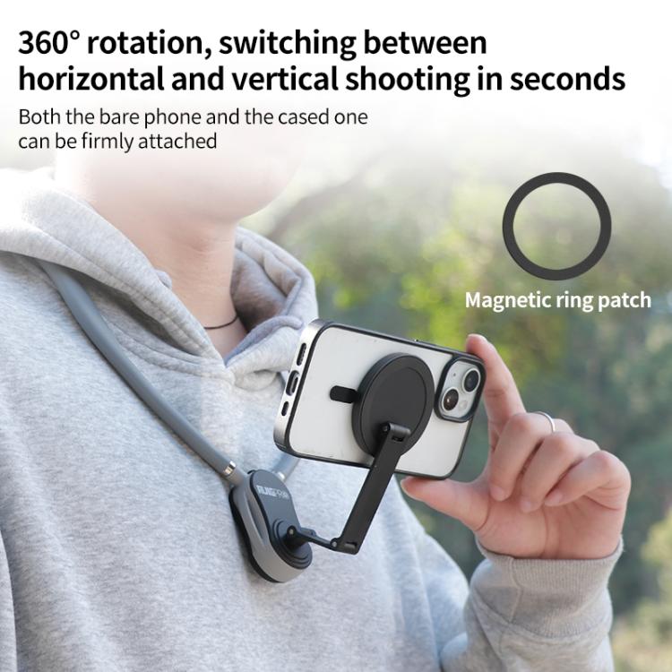 Load image into Gallery viewer, RUIGPRO Magnetic Neck Mount Anti-shake Phone Bracket
