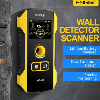 Cargue la imagen en el visor de la galería, [WD-02] FNIRSI Wall Detector Scanners Stud Finder Positioning Hole TFT Display AC Live Cable Wires Metal Wood Stud Wall Scanner
