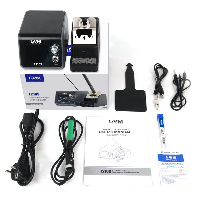 Load image into Gallery viewer, GVM T12S Smart Soldering Station – T210S Model
