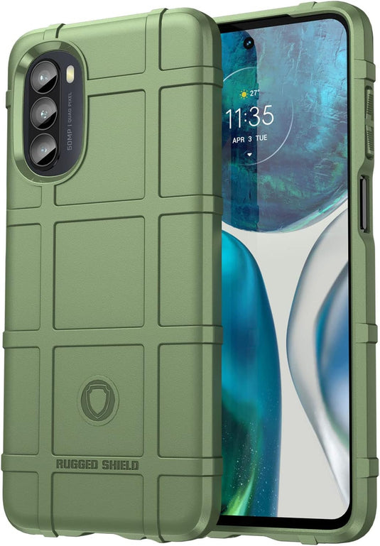 Motorola Moto G52/G82/G71s - Shield Shockproof Rugged Heavy Duty Case With 2PC Tempered Glass Screen Protector