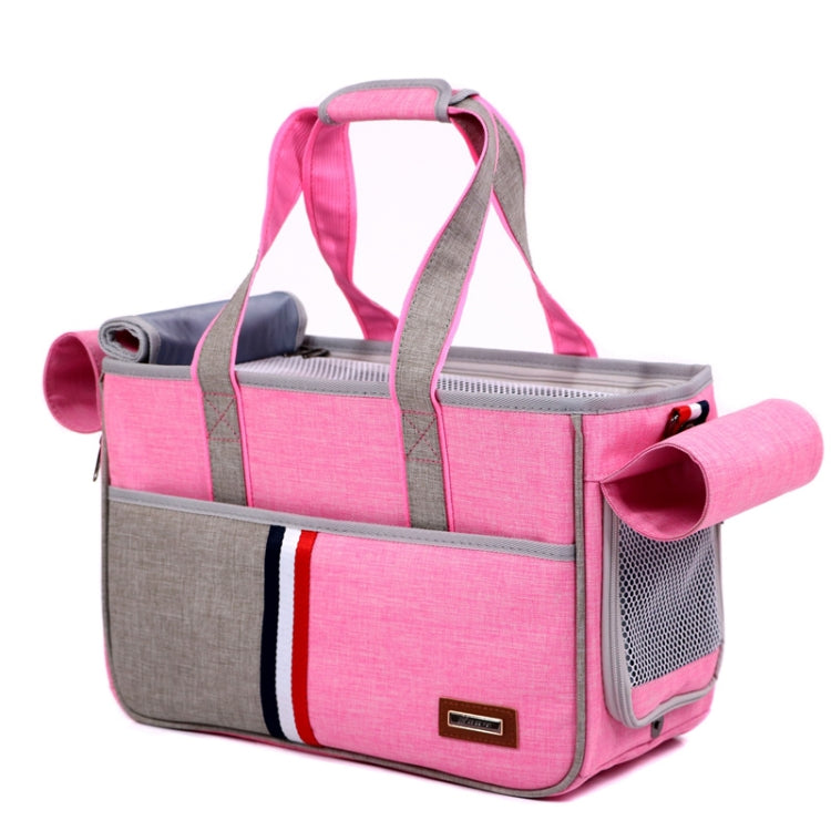 Cargue la imagen en el visor de la galería, DODOPET Outdoor Portable Oxford Cloth Cat Dog Pet Carrier Bag Handbag Shoulder Bag, Size: 43 x 19 x 26cm, Size: 43 x 19 x 26cm
