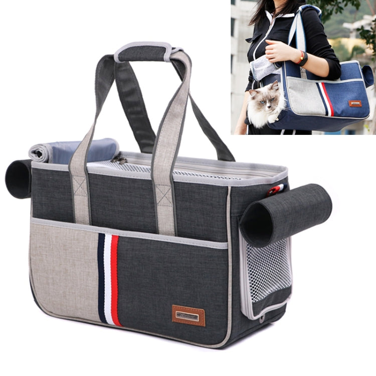 Cargue la imagen en el visor de la galería, DODOPET Outdoor Portable Oxford Cloth Cat Dog Pet Carrier Bag Handbag Shoulder Bag, Size: 43 x 19 x 26cm, Size: 43 x 19 x 26cm
