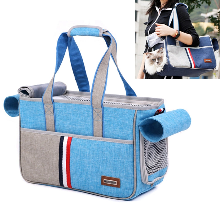 Cargue la imagen en el visor de la galería, DODOPET Outdoor Portable Oxford Cloth Cat Dog Pet Carrier Bag Handbag Shoulder Bag, Size: 43 x 19 x 26cm, Size: 43 x 19 x 26cm
